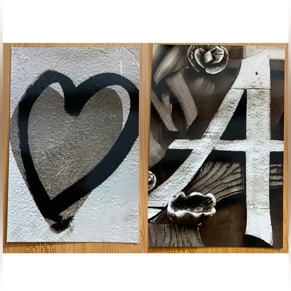🆕 4x6" Photo Alphabet Letter "A" and Heart Imagine Letters